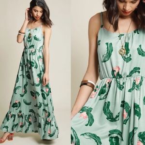 Modcloth Wholehearted Whim Floral Maxi Dress